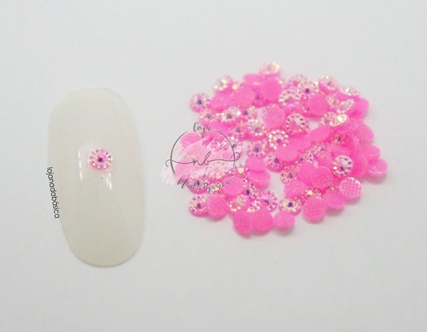 Florzinha Margarida 3mm - Rosa Pink