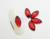 Navete Cristal Luxo - 5x10mm - Vermelho