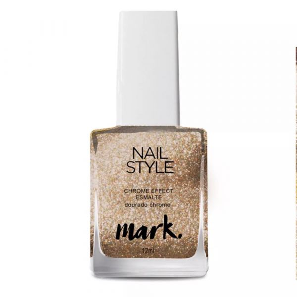 MARK - Chrome Effect - DOURADO