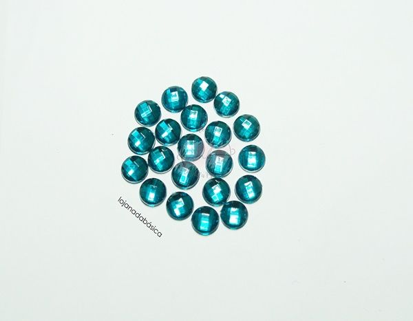 Chaton – Cristal - 6mm – Azul Turquesa